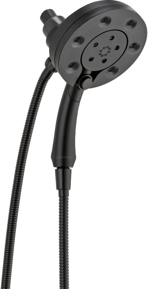 Delta 4-Spray H2Okinetic In2ition 2-in-1 Handheld Shower Head Matte Black