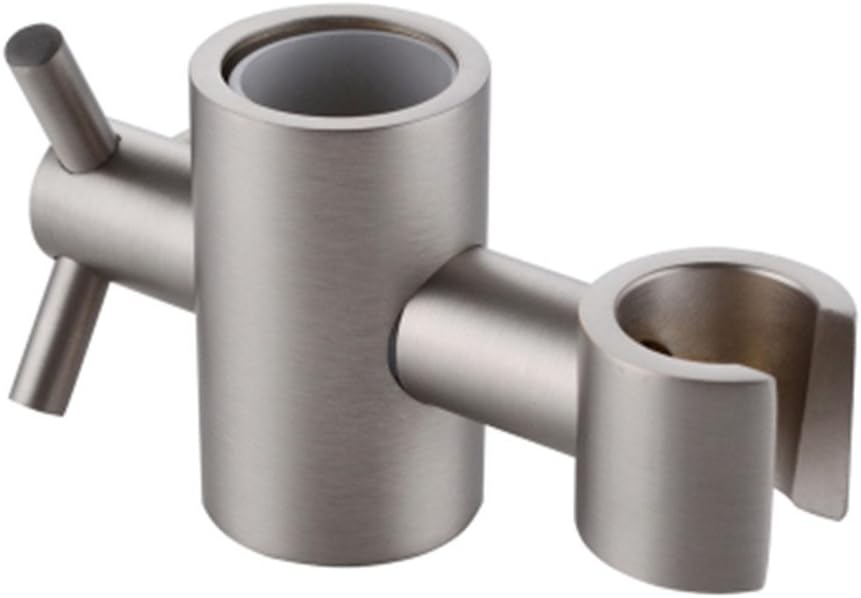 Adjustable Shower Head Bracket with Brushed Nickel Finish