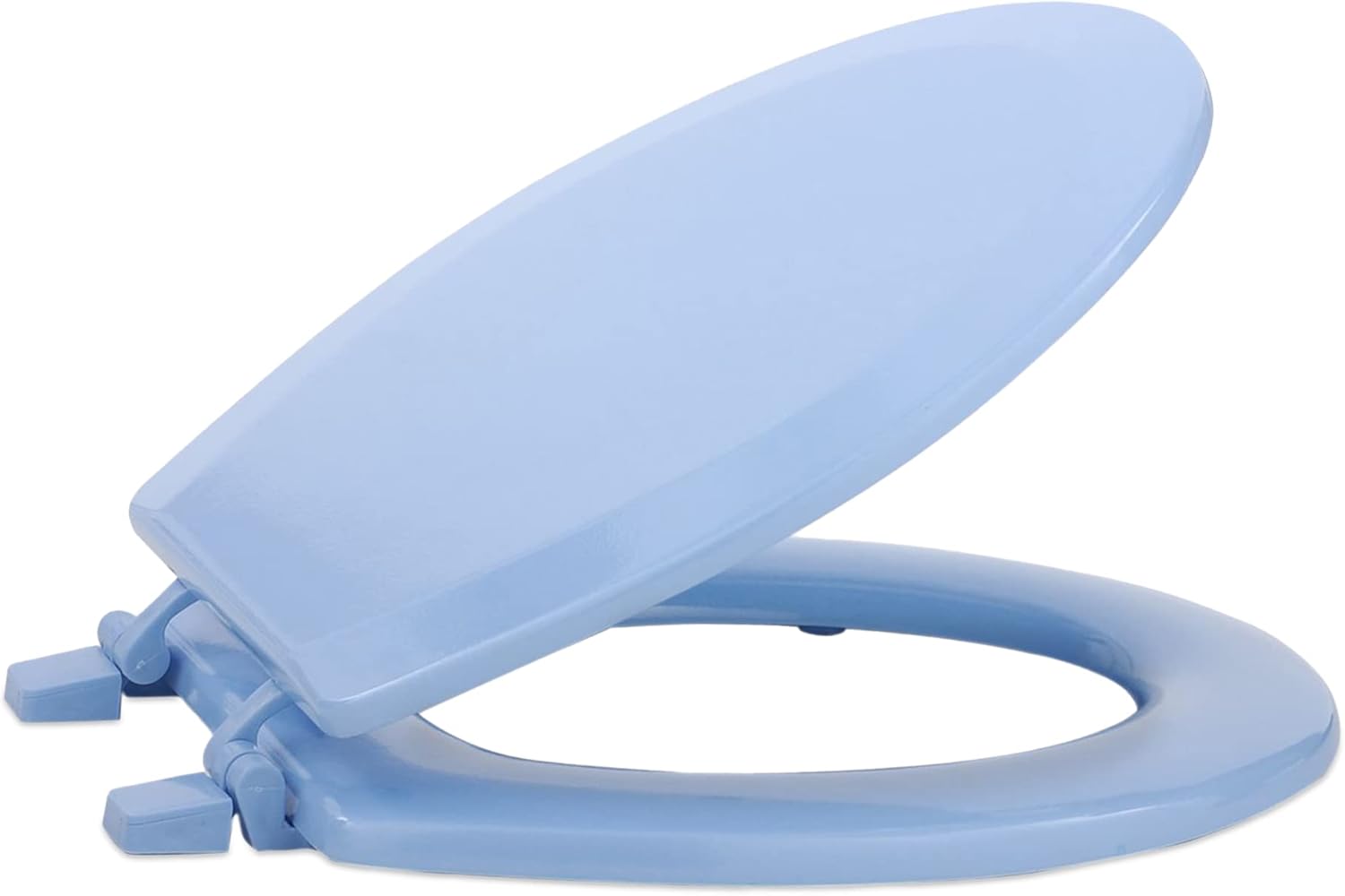 Fantasia Standard Wood Toilet Seat - 17 Inch Light Blue