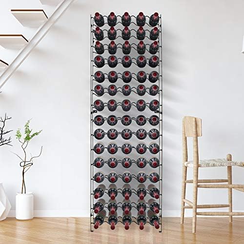 Sorbus 15-Tier Freestanding Wine Rack - 75 Bottle Capacity