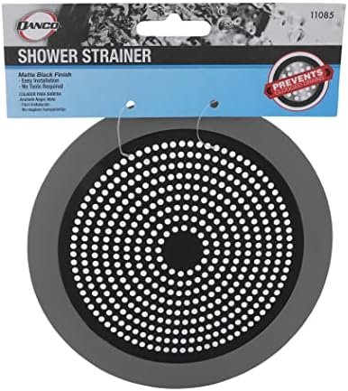 Danco 11085 Shower Drain Strainer Matte Black 5-34 Inch