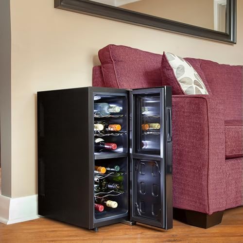 Koolatron 12 Bottle Wine Cooler Freestanding Cabinet
