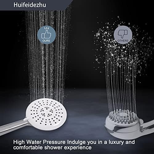 Huifeidezhu Handheld Shower Head 3 In 1 Spray Mode