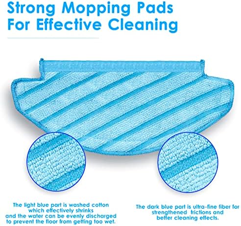 10 Piece N10 Washable Mop Pads for ECOVACS Robot Vacuums 1
