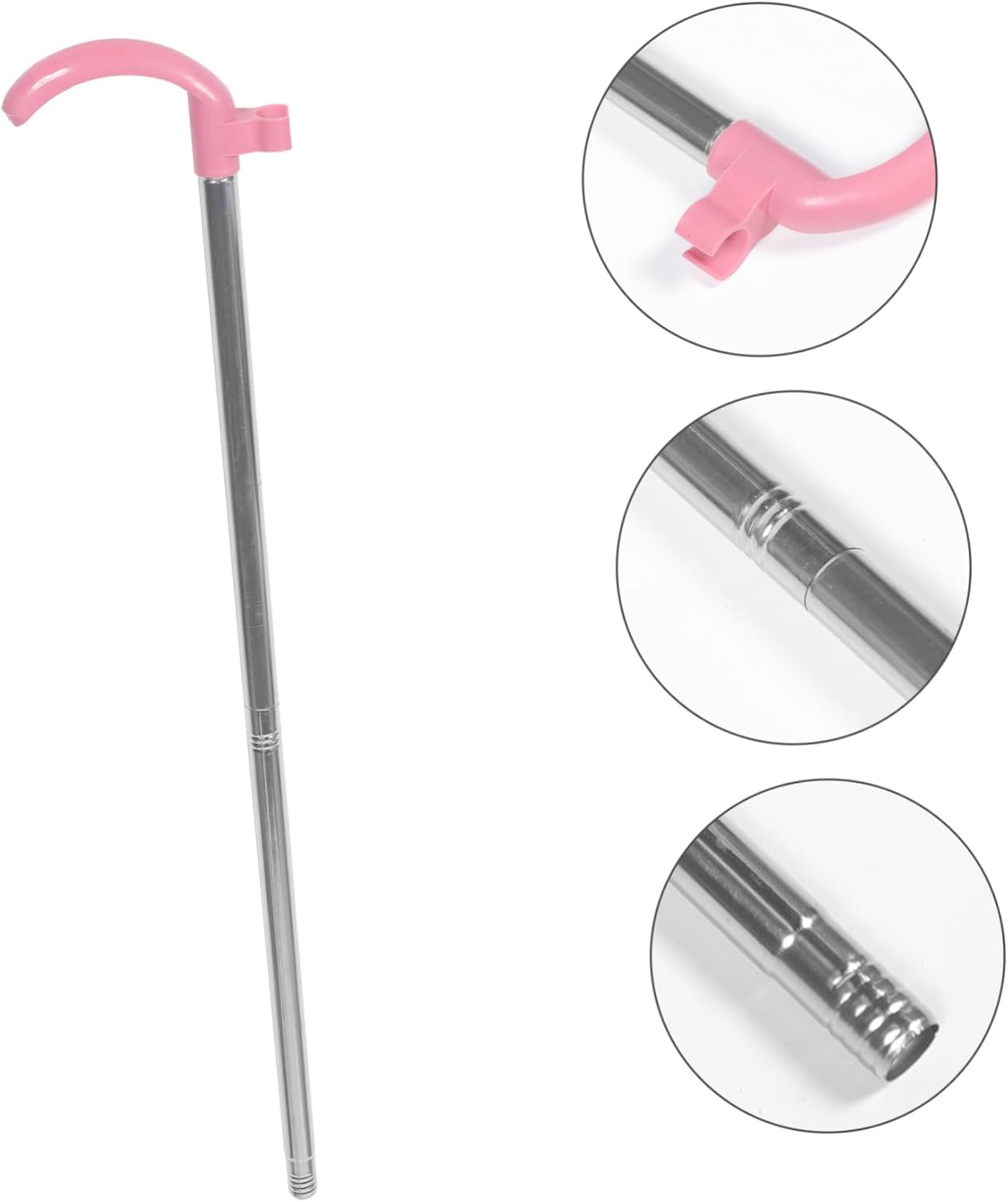 3pcs Sturdy Stainless Steel Dust Pan Handle Set