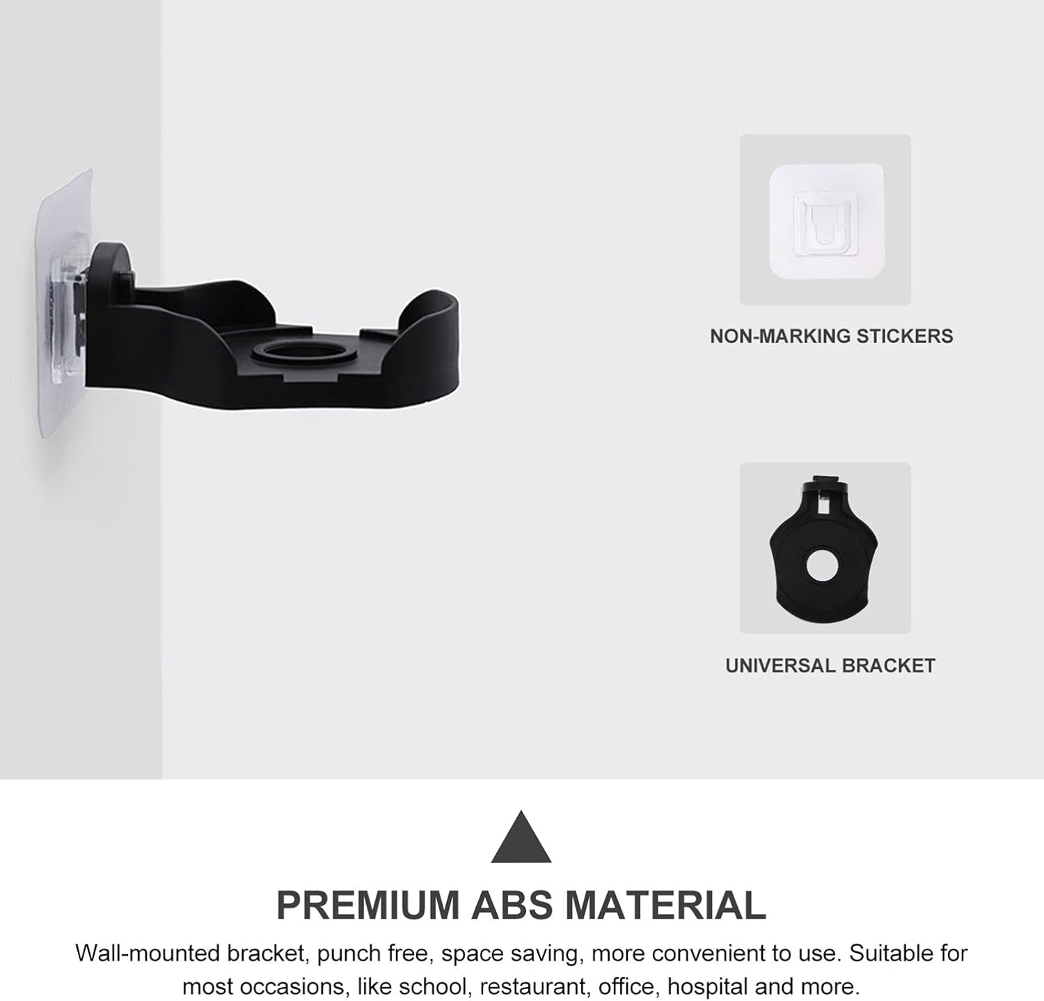 Healifty 2-Piece Wall Soap Holder for Phone Washing and Storage