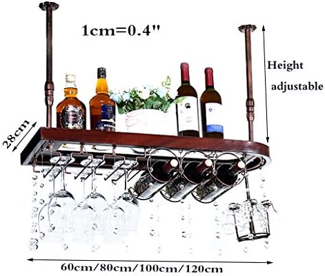 Ceiling Wine Rack Hanging Stemware Holder