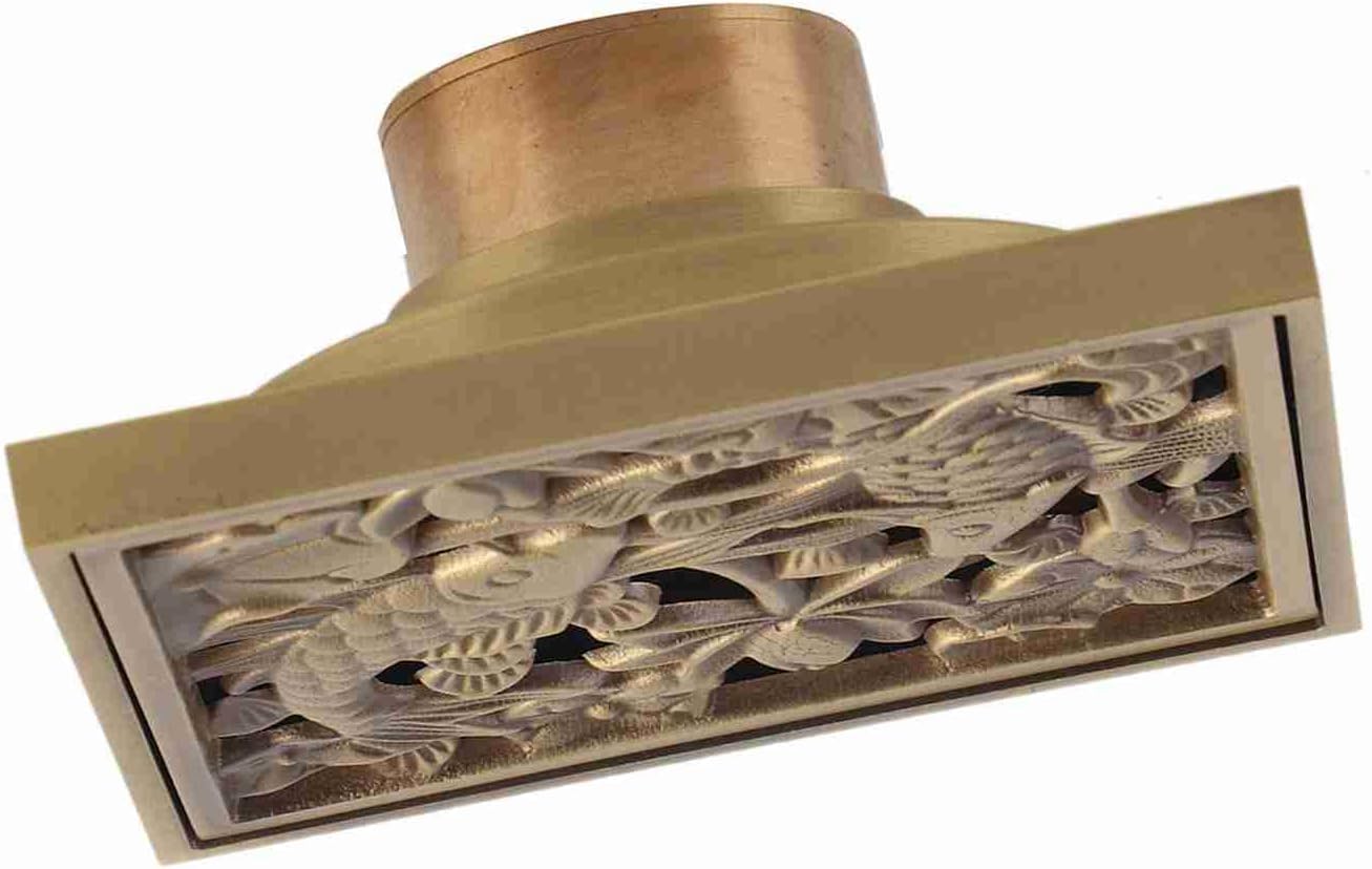 Tomvorks Brass 10cm Shower Floor Drain Strainer Cover
