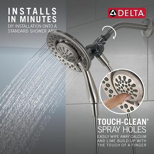 DELTA 75486CSN In2ition 2-in-1 Handheld Showerhead