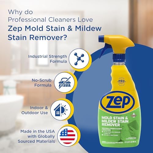 Zep Mold Stain Remover 32 oz Pack of 4