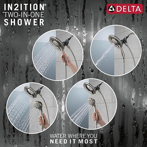 DELTA 75486CSN In2ition 2-in-1 Handheld Showerhead