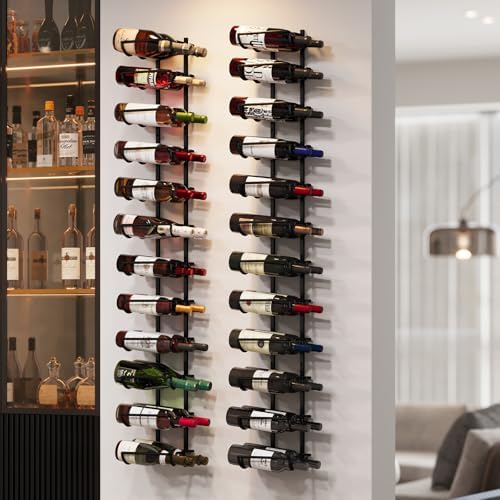 JKsmart 24 Bottle Wall Wine Rack with Arc Design