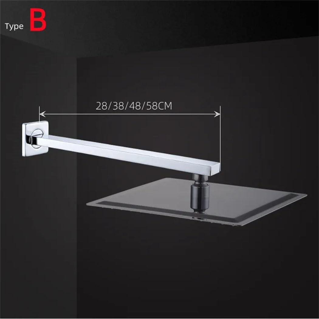 Stainless Steel Chrome Shower Arm Extension Pipe