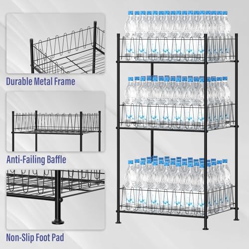 Smusei 3 Tier Drink Organizer for Kitchen