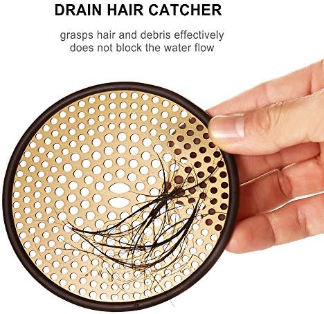 304 Stainless Steel Hair Catcher Drain Cover with Silicone