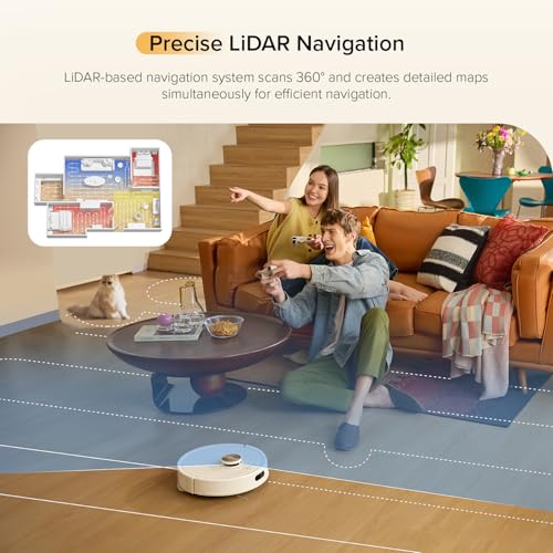 Roborock Q7 M5 Robotic Vacuum and Mop Combo White