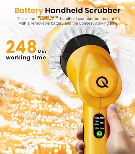 Qimedo 5000mAh Battery Spin Scrubber Q4 1