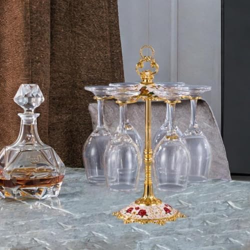 Bothyi Wine Glass Drying Rack Gold
