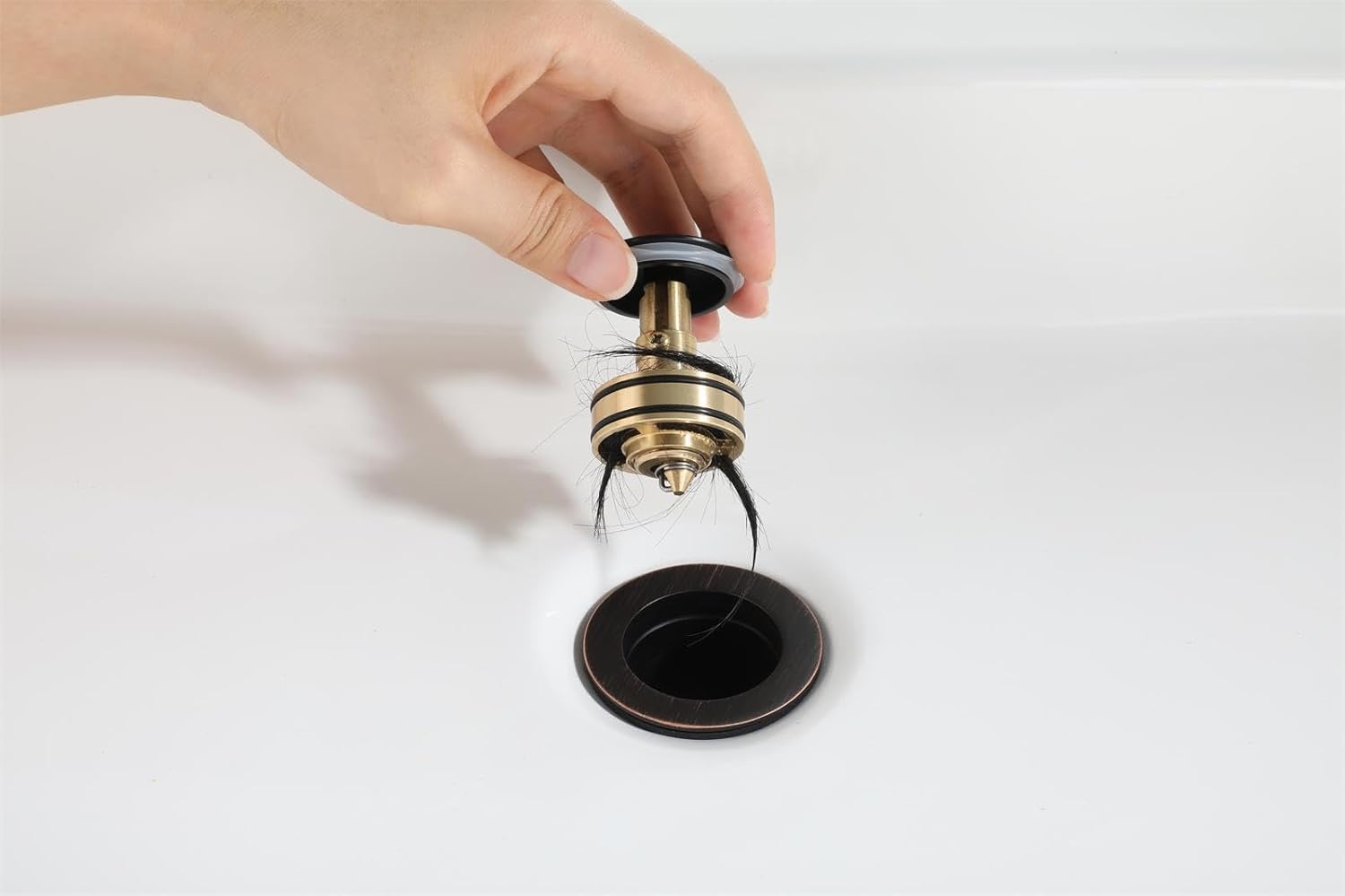 PARLOS Pop Up Sink Stopper with Overflow