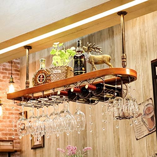 Ceiling Wine Rack Hanging Stemware Holder