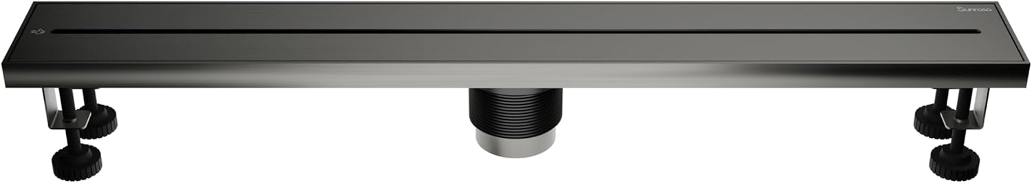 Sunrosa 24 Inch Linear Shower Drain with PVD Coating