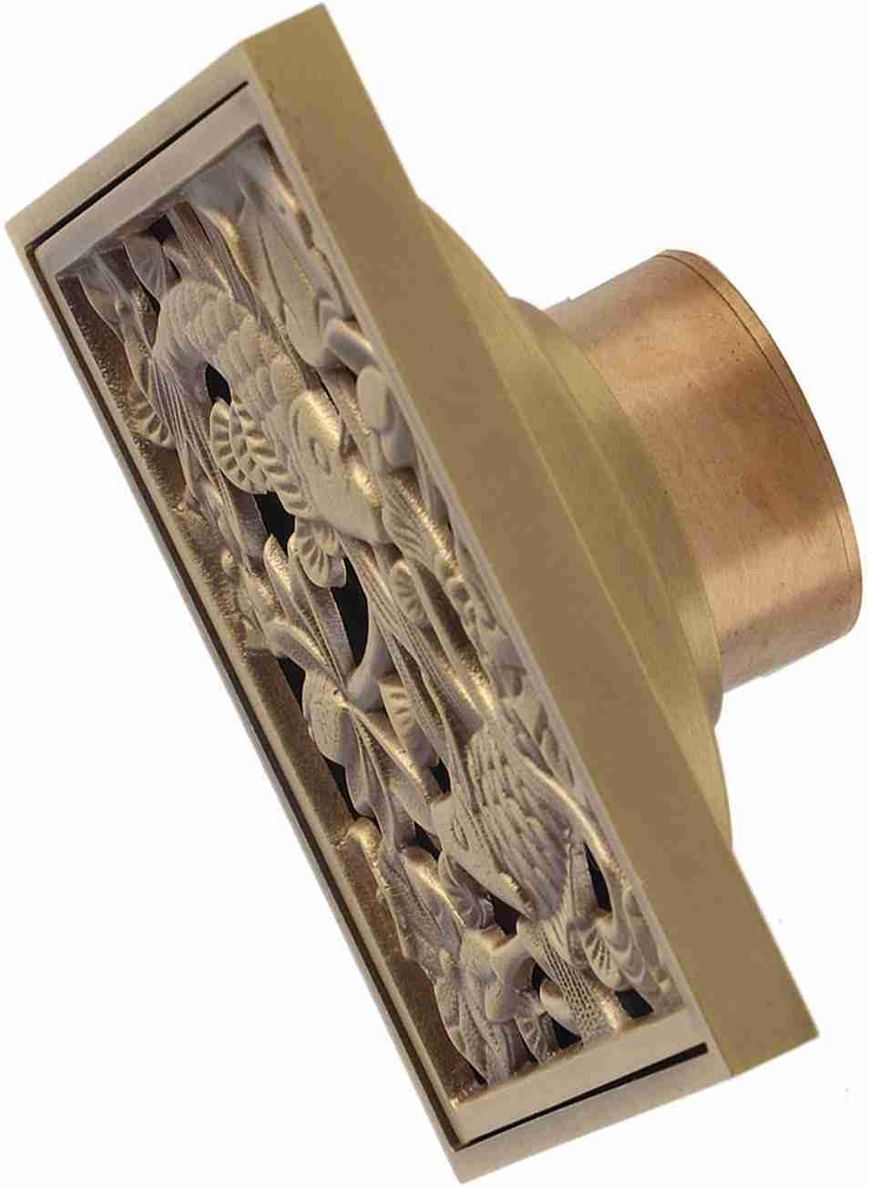 Tomvorks Brass 10cm Shower Floor Drain Strainer Cover