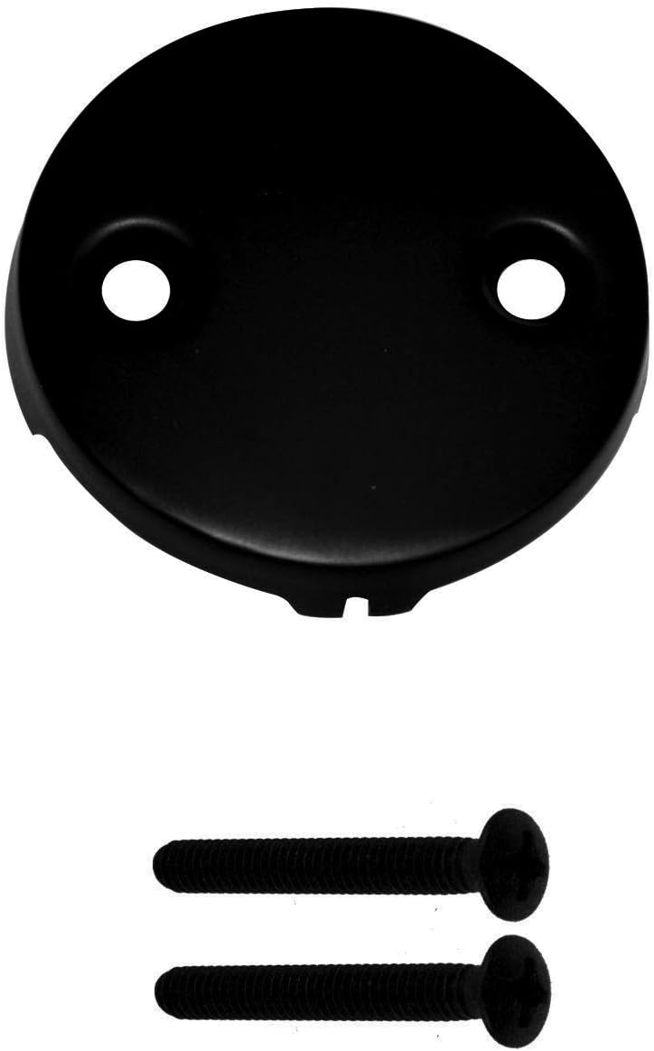Westbrass Replacement Tip Toe Drain with 2-Hole Faceplate Matte Black