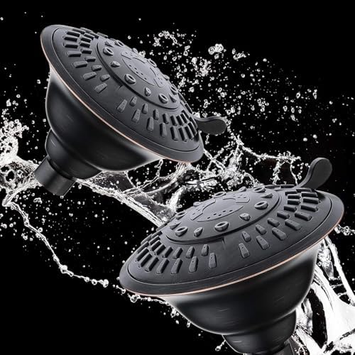BRIGHT SHOWERS High Pressure Showerhead with 5 Spray Settings