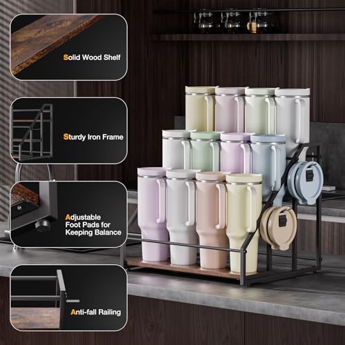 MOJOHAND 3 Tier Water Bottle Rack Organizer