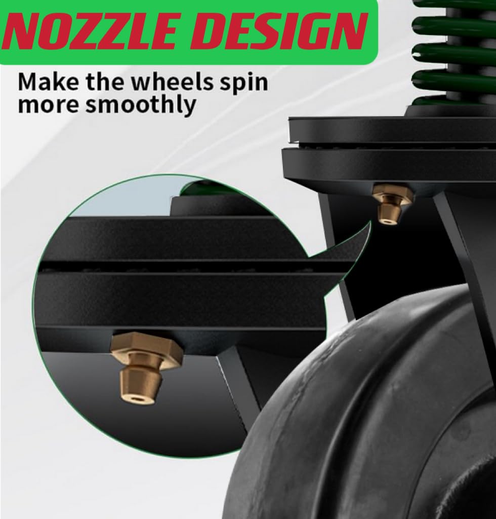 Liberoll Heavy Duty 8 Inch Gate Caster with Spring Load