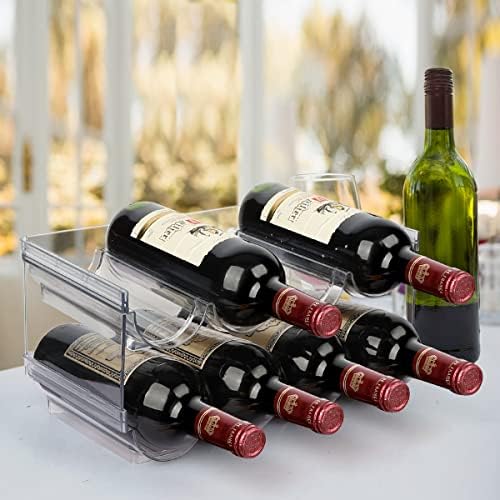 AKALOL 4-Pack Water Bottle Organizer for Cabinet