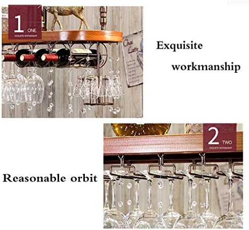 Ceiling Wine Rack Hanging Stemware Holder