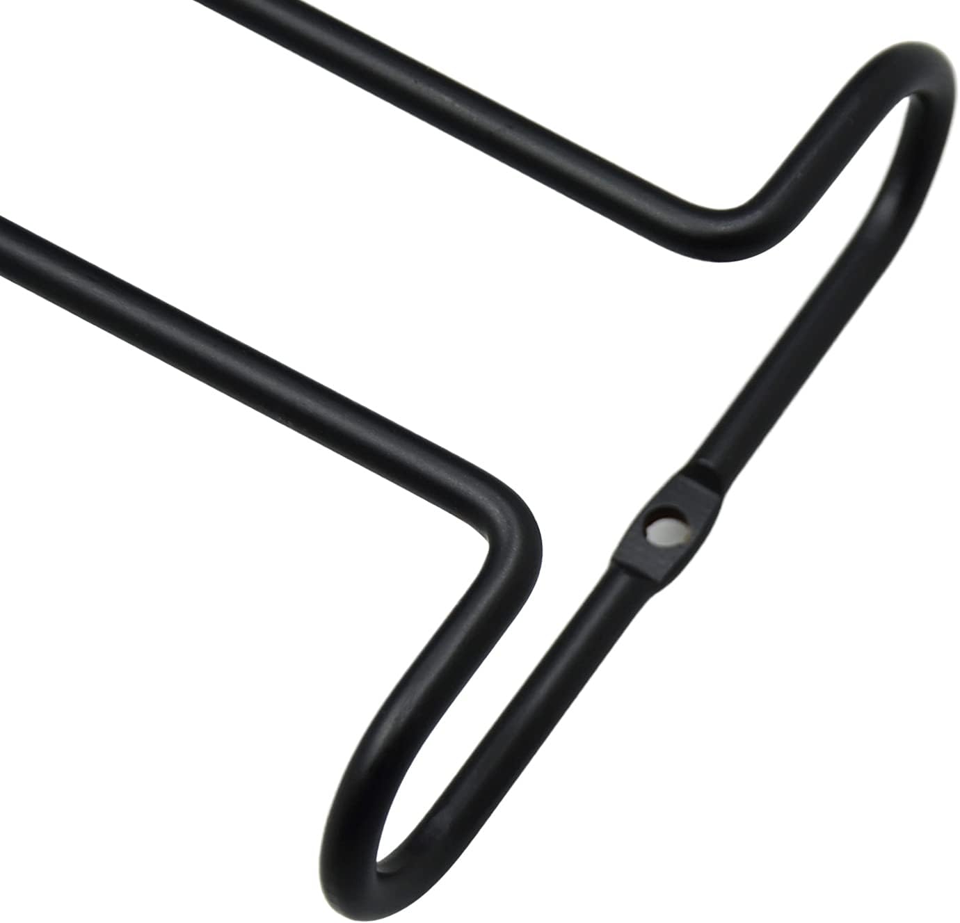 10 Inch Wine Glass Rack Under Cabinet Set of 4 Black 1