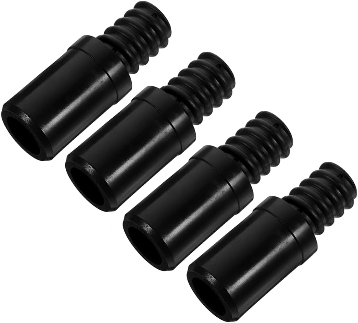 4pcs Callaron Plastic Broom Handle Threaded Tips