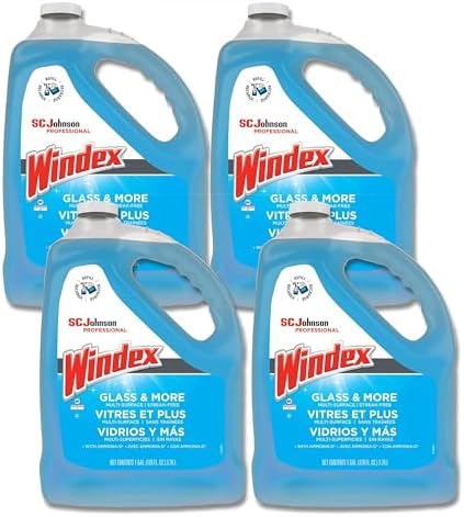 SC Johnson Windex Glass Cleaner 128 Oz Case Of 4