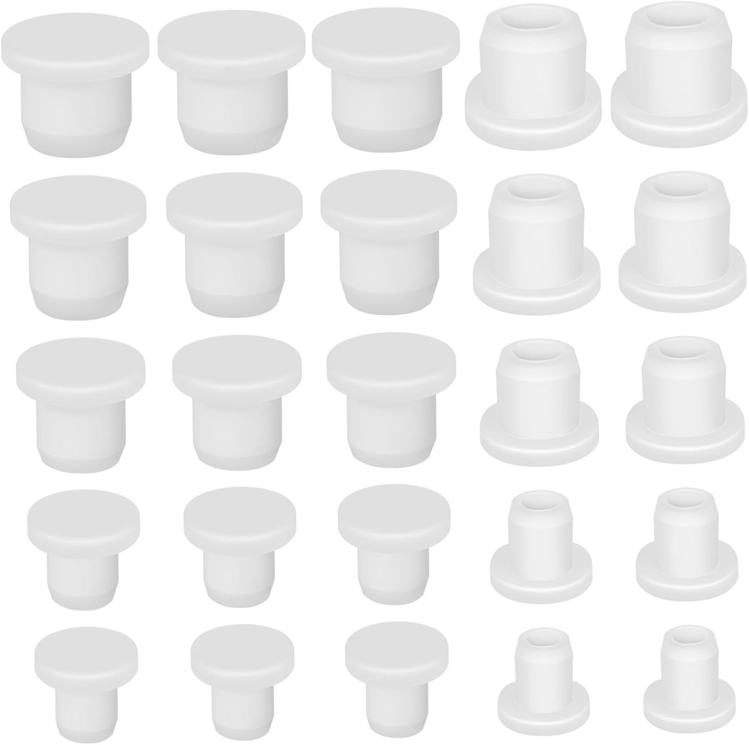 OUNONA 25 Pcs Salt And Pepper Stoppers Replacement Plugs