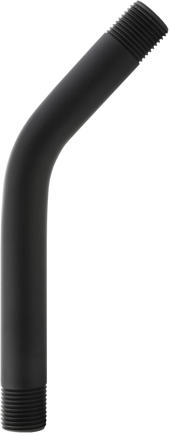 Danco 11095 Matte Black Shower Arm with Flange