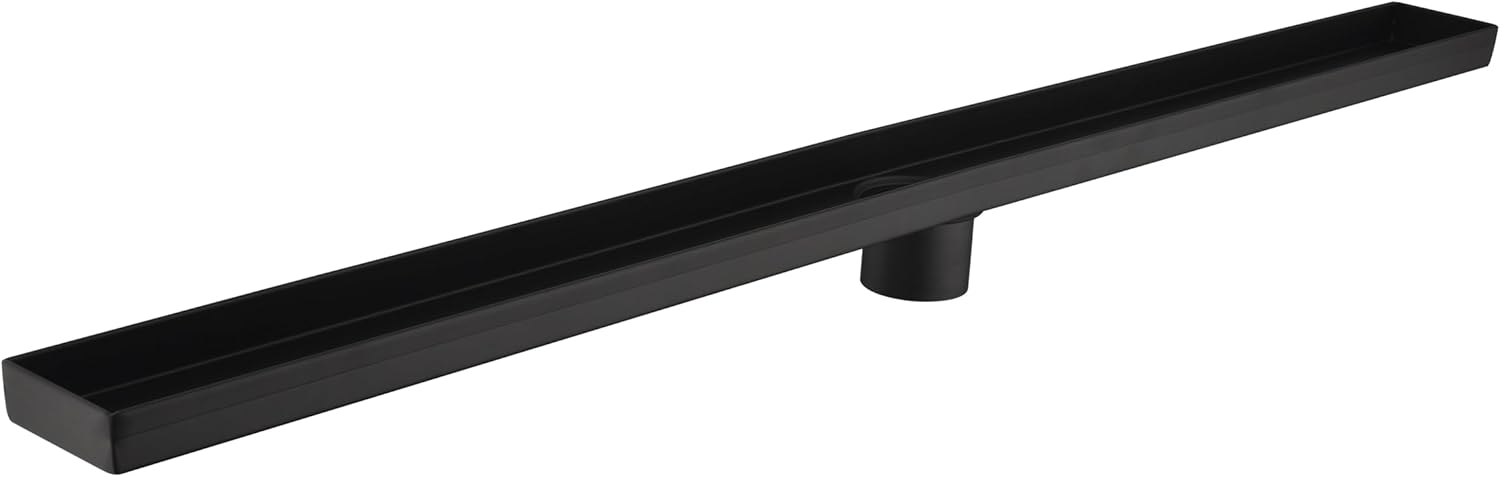 AGANS 36-Inch Linear Shower Drain with Hair Strainer and Removable Cover