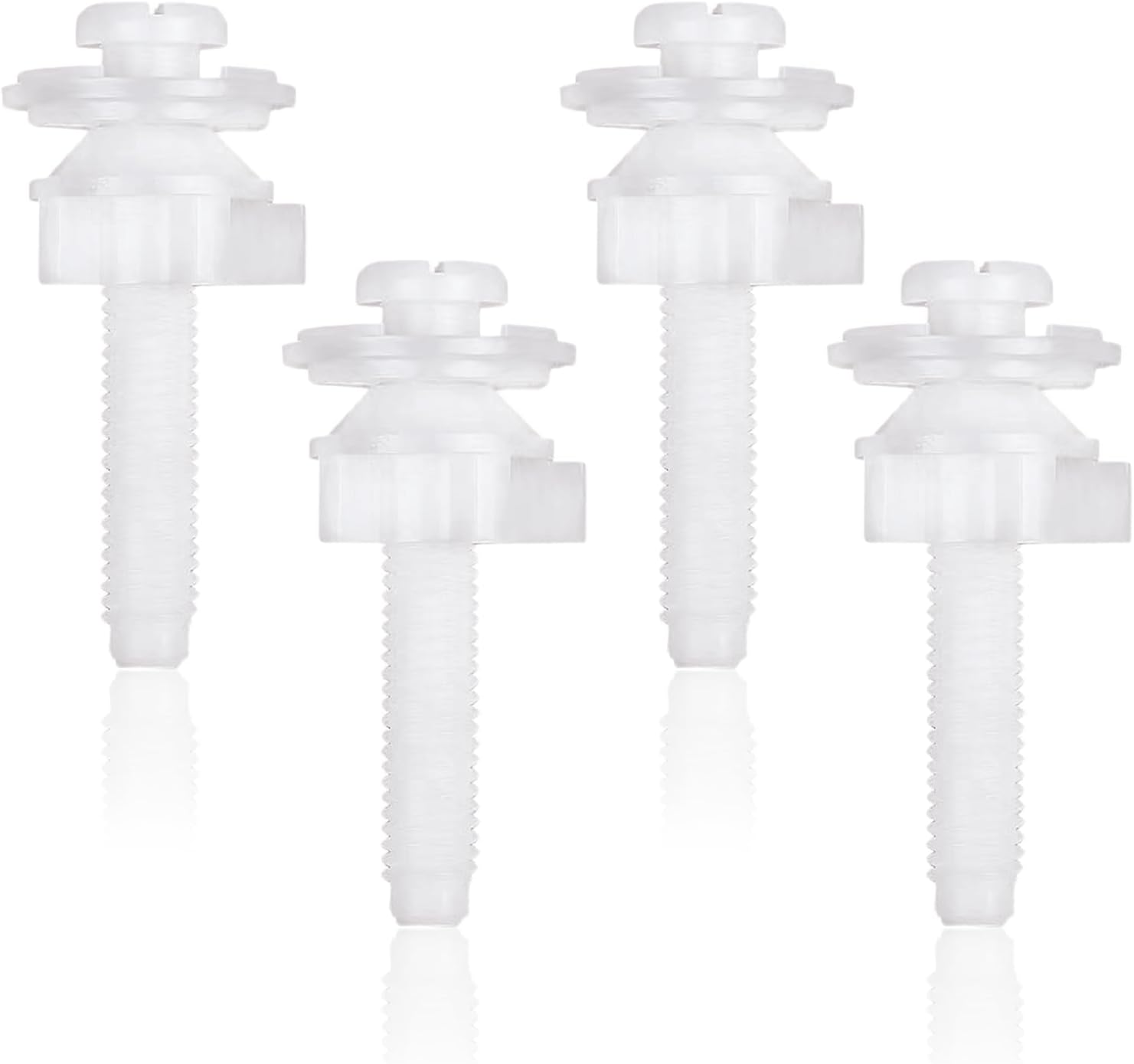Wuffove Toilet Seat Screws Replacement Kit 4 Pieces