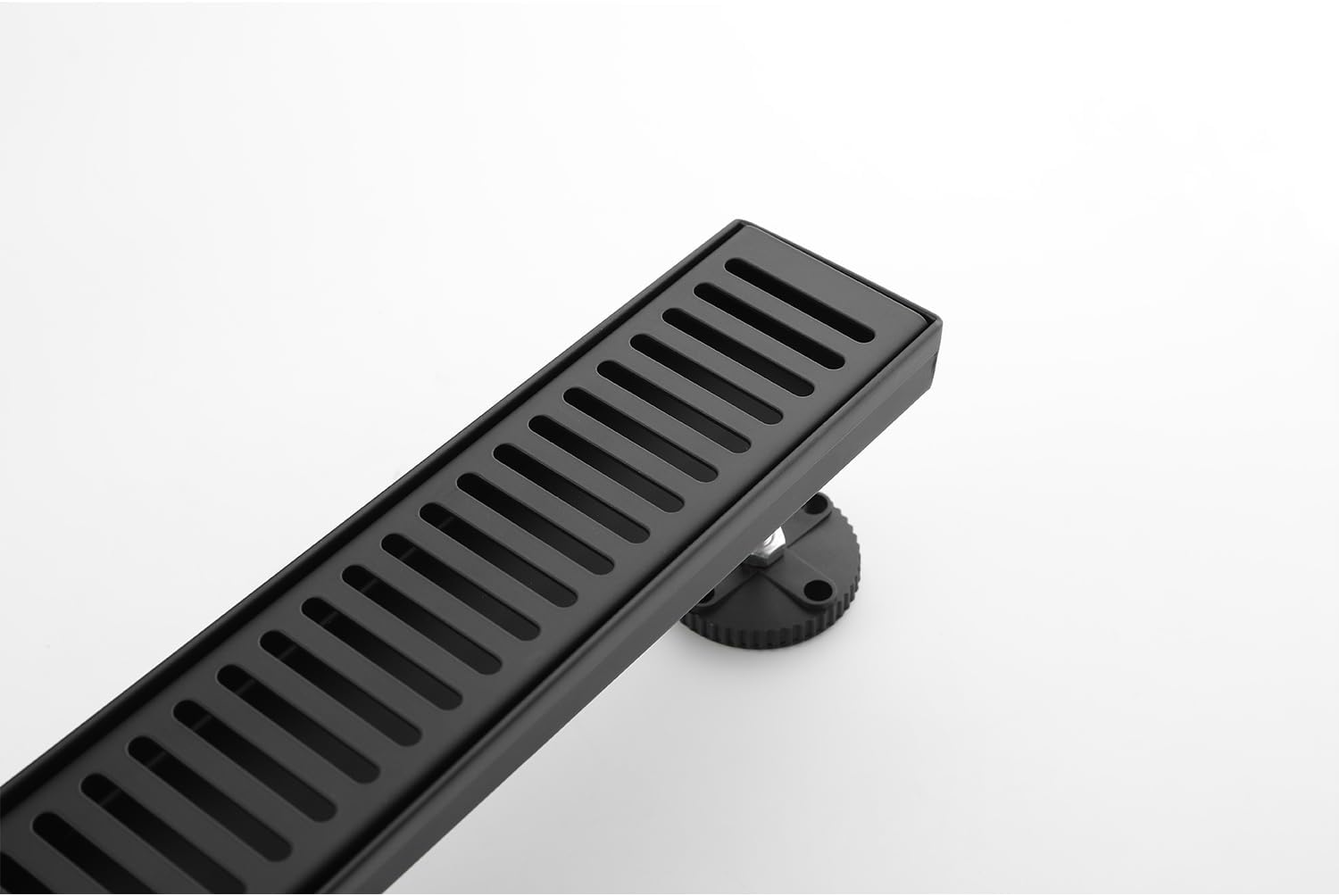 Udorich 24 Inches Linear Shower Drain with Hair Strainer and Leveling Feet