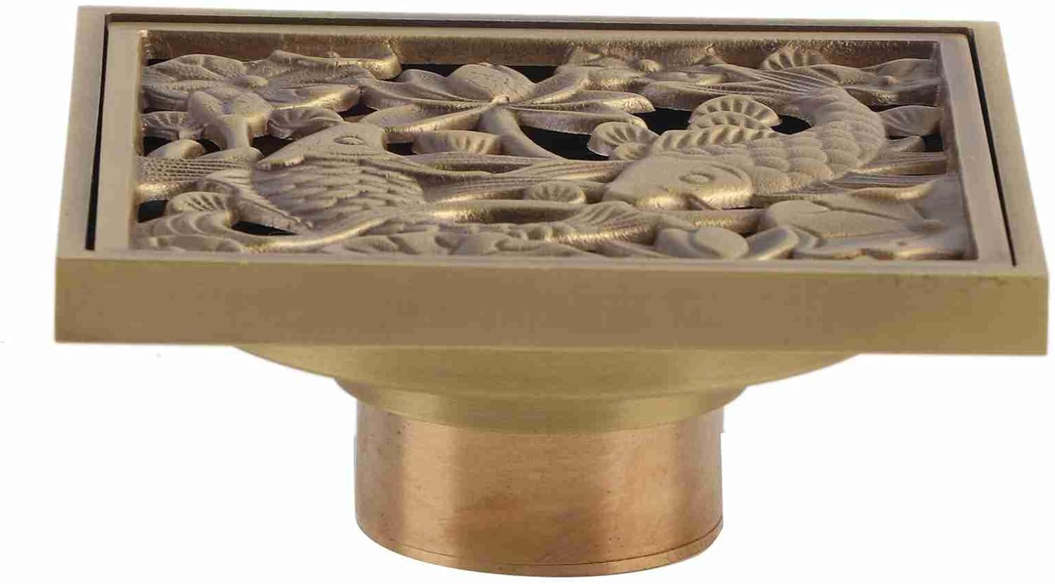 Tomvorks Brass 10cm Shower Floor Drain Strainer Cover