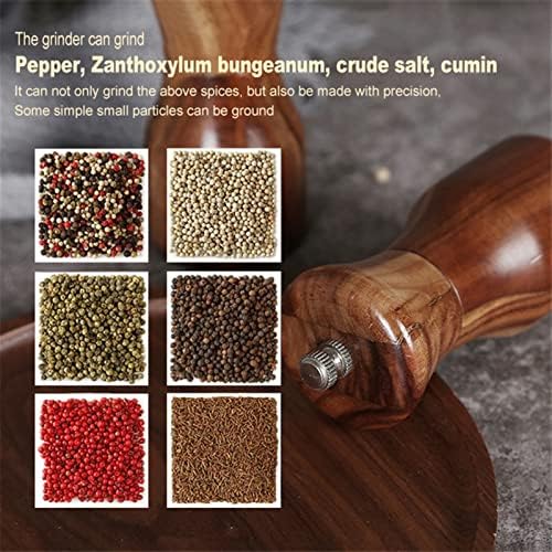 Wooden Spice Grinder Set - Salt and Pepper Shaker