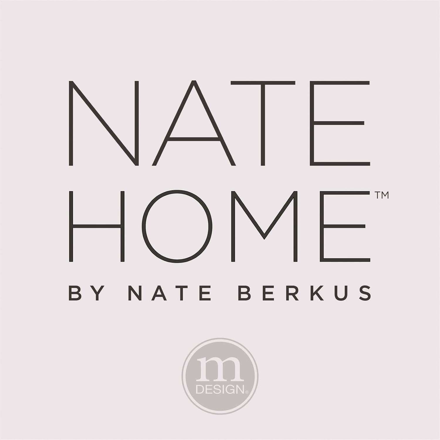 Nate Home 6-Bottle Organizer Set of 2 Clear Stainless Steel