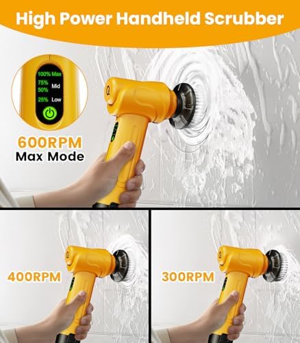 Qimedo 5000mAh Battery Spin Scrubber Q4 1
