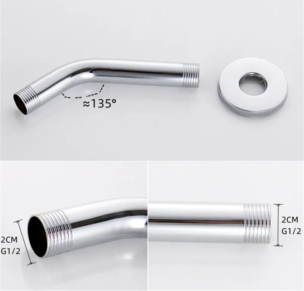 Stainless Steel Chrome Shower Arm Extension Pipe