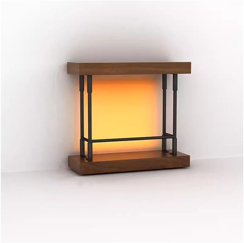GZHERVICES Tall Wine Bar Cabinet With LED Lights