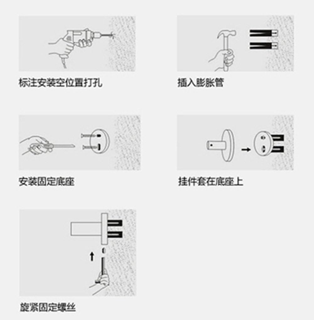 Black Alloy Crystal Bathroom Hand Dryer Holder DIY Mount