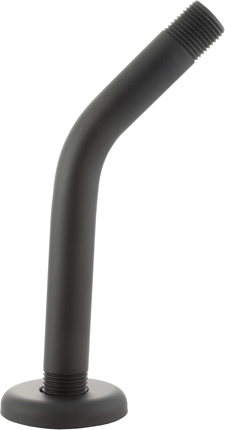 Danco 11095 Matte Black Shower Arm with Flange