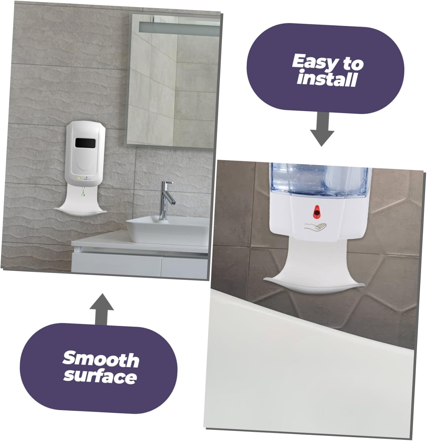 PRETYZOOM 1Pc Wall Mounted Soap Dispenser Tray