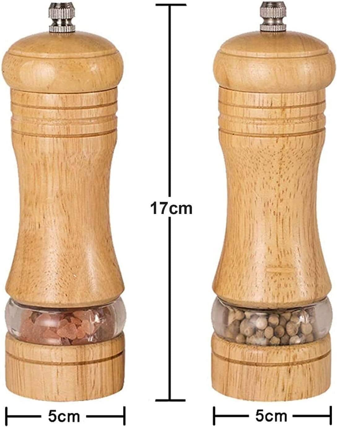 TIANYUU Salt Pepper Grinder Set - Pack of 2